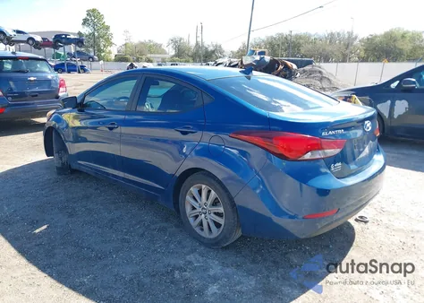 2016 Hyundai Elantra Se из США, поврежденный, VIN KMHDH4AE2GU621668